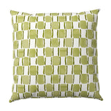 Throw Pillow in Checking In - Matcha