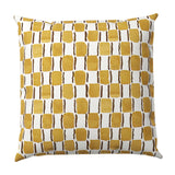 Throw Pillow in Checking In - Honey