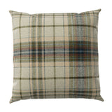 Throw Pillow in Tartan - Cappuccino