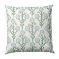 Euro Sham in Cottage Flowers - True Blue