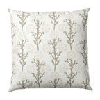 Euro Sham in Cottage Flowers - Vanilla