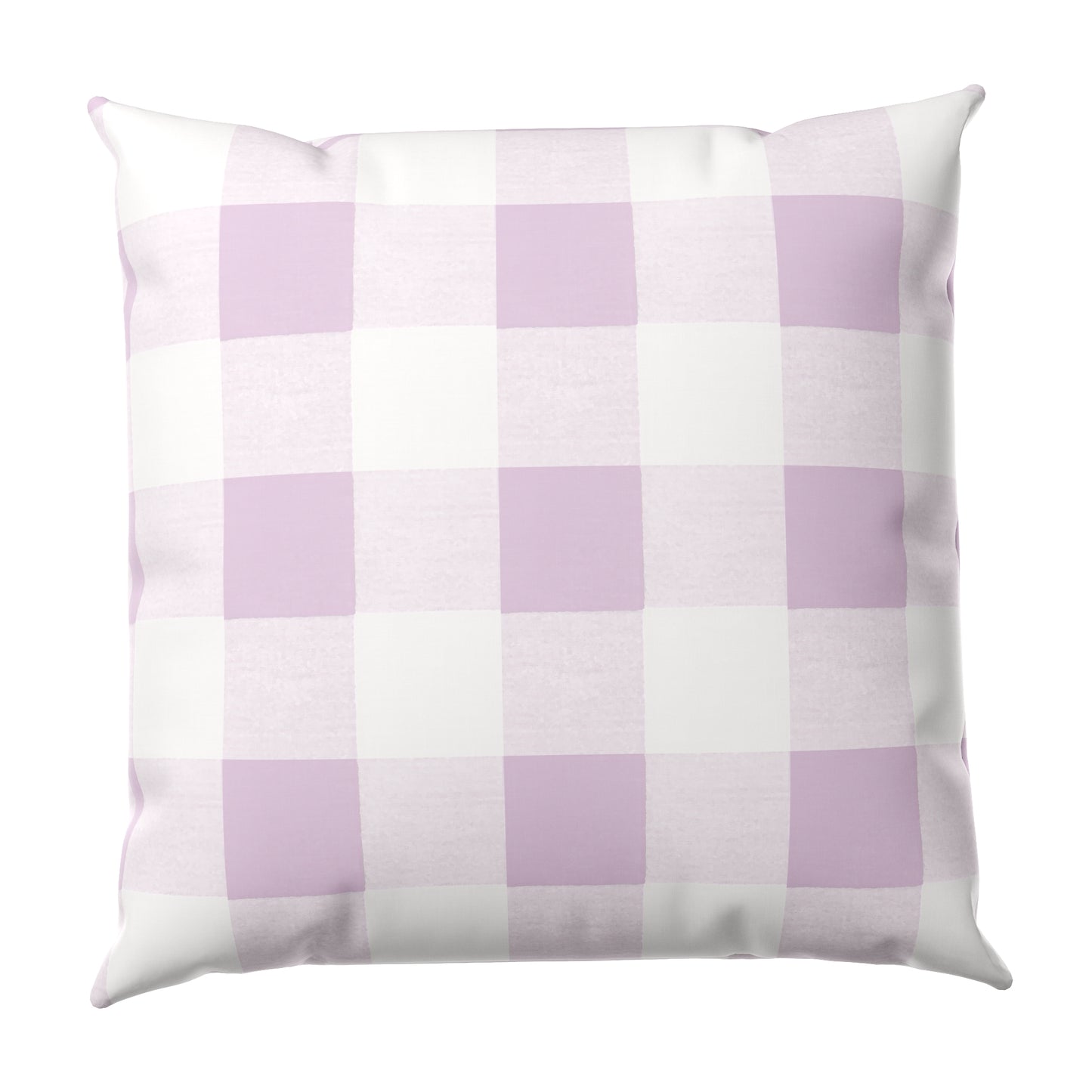 Euro Sham in Buffalo Check - Lilac