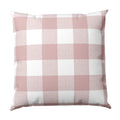 Throw Pillow in Buffalo Check - Mauve