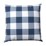 Throw Pillow in Buffalo Check - Navy