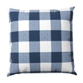 Euro Sham in Buffalo Check - Navy