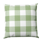 Euro Sham in Buffalo Check - Sage