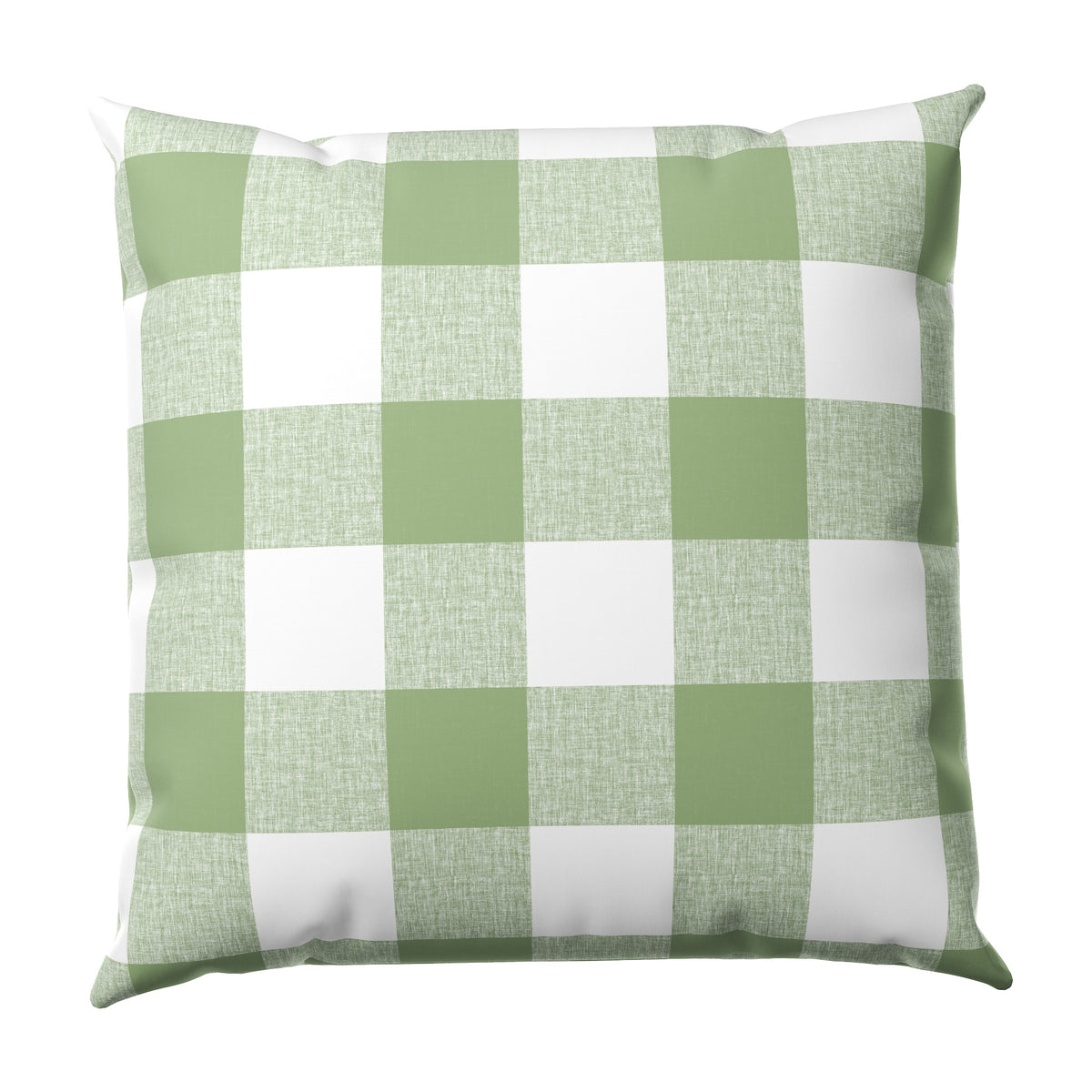 Euro Sham in Buffalo Check - Sage