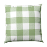 Throw Pillow in Buffalo Check - Sage