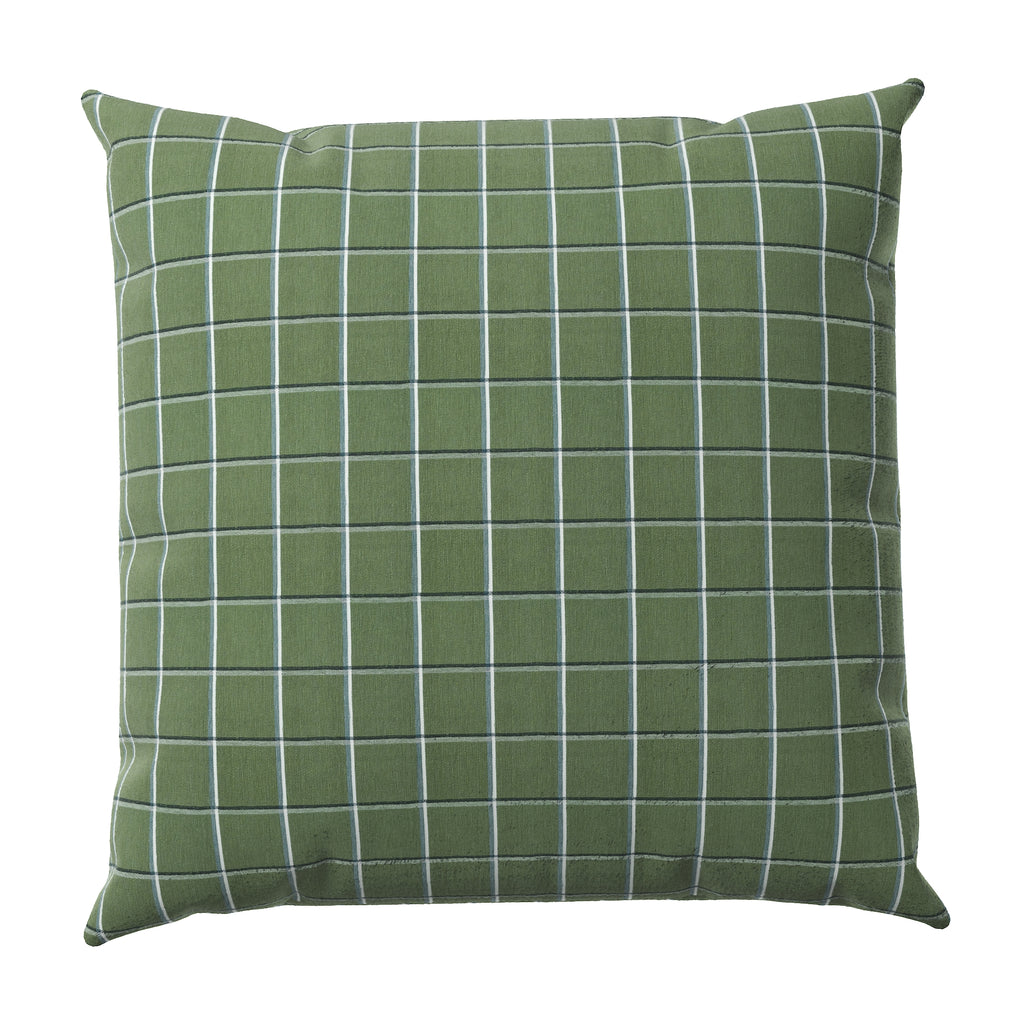 Throw Pillow in Check With Me - Pine