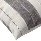 Throw Pillow in French Laundry Stripe - Midnights