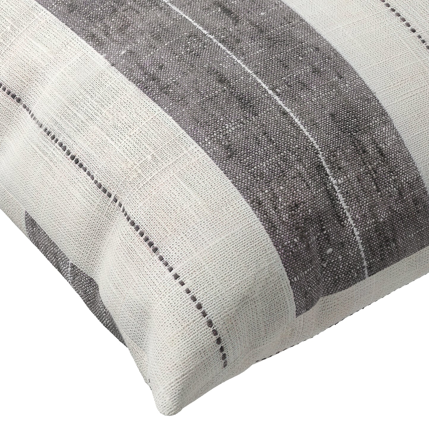 Throw Pillow in French Laundry Stripe - Midnights