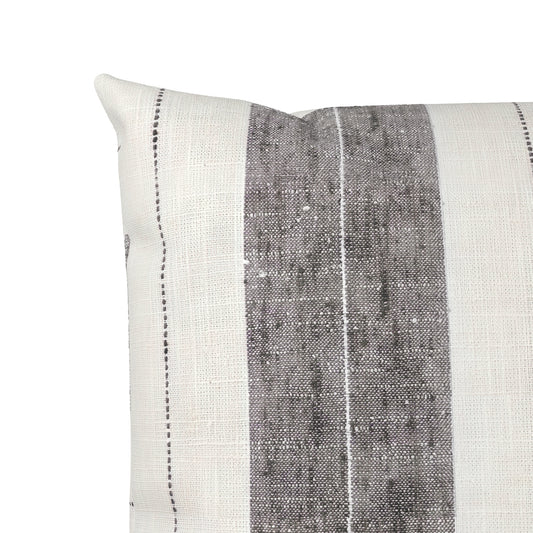 Euro Sham in French Laundry Stripe - Midnights