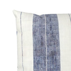 Throw Pillow in French Laundry Stripe - Navy