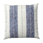 Throw Pillow in French Laundry Stripe - Navy