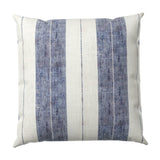 Throw Pillow in French Laundry Stripe - Navy