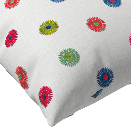 Throw Pillow in Coming Up Daisies