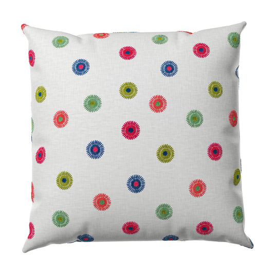 Throw Pillow in Coming Up Daisies