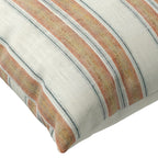Throw Pillow in French Laundry Stripe - Apricot