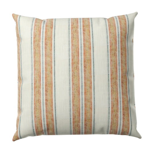 Euro Sham in French Laundry Stripe - Apricot