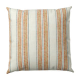 Throw Pillow in French Laundry Stripe - Apricot