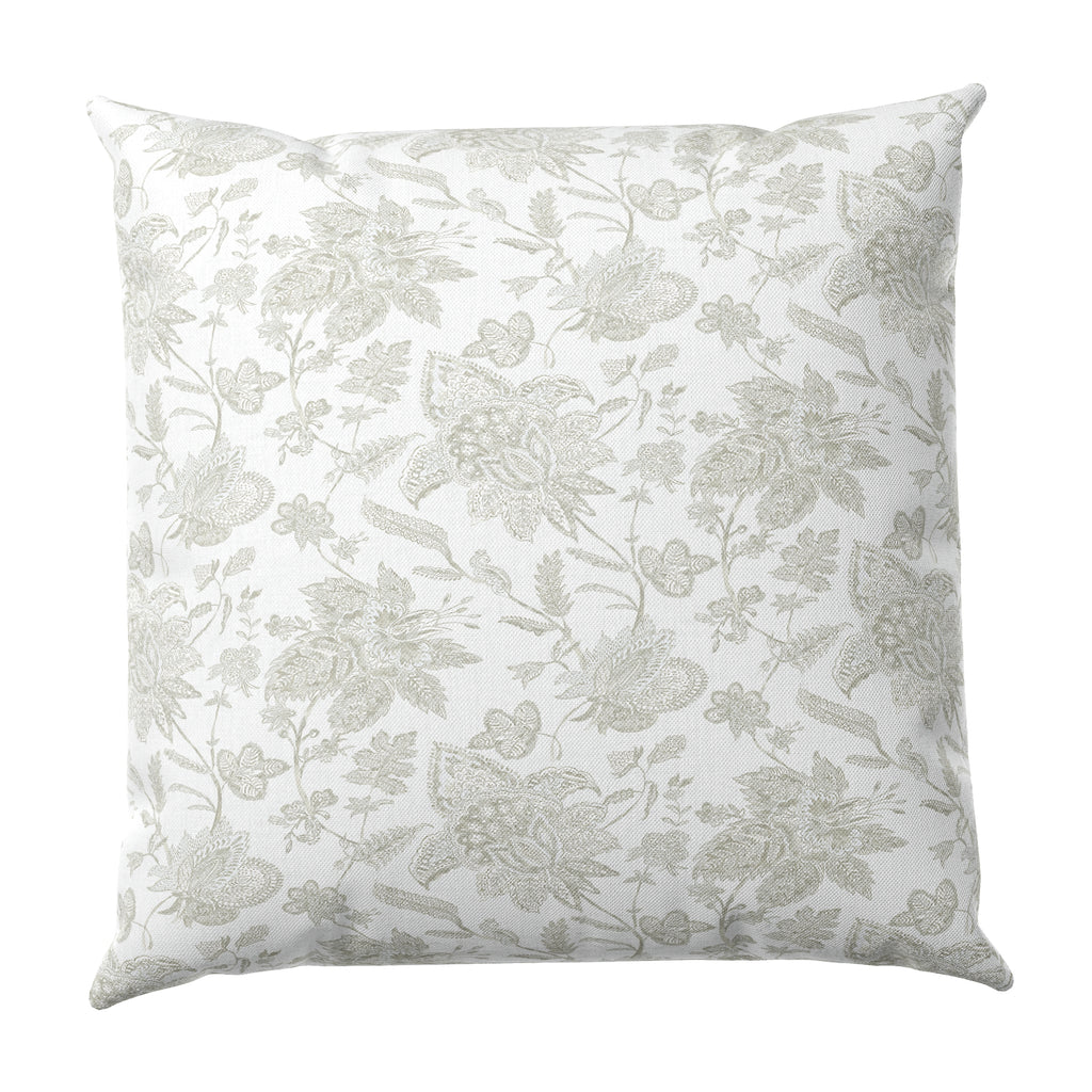 Euro Sham in Toile - Rich Cream