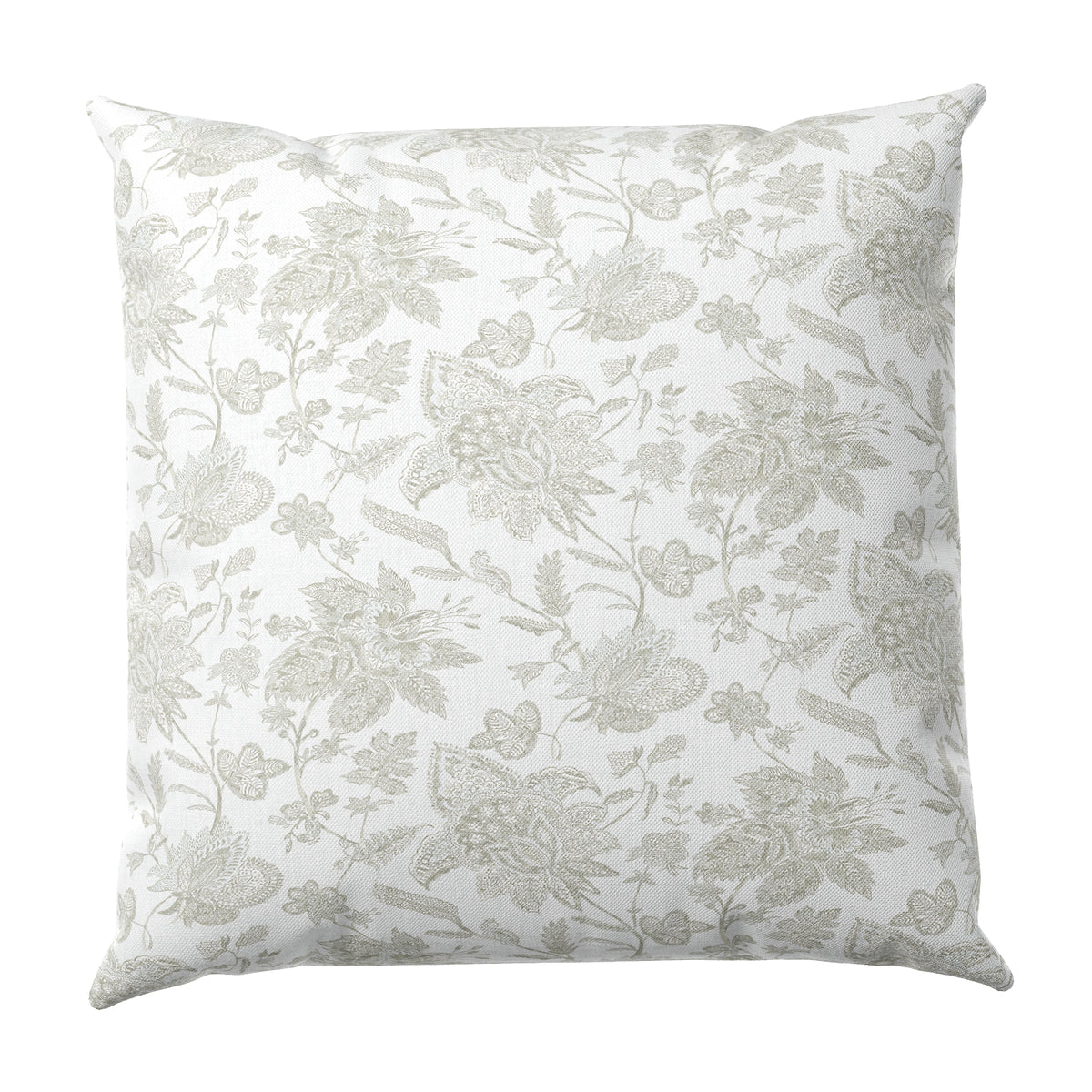 Euro Sham in Toile - Rich Cream