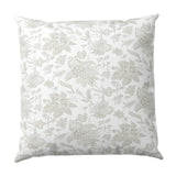 Throw Pillow in Toile - Rich Cream