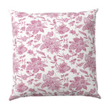 Throw Pillow in Toile - Strawberry