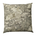 Throw Pillow in Country Toile - Onyx