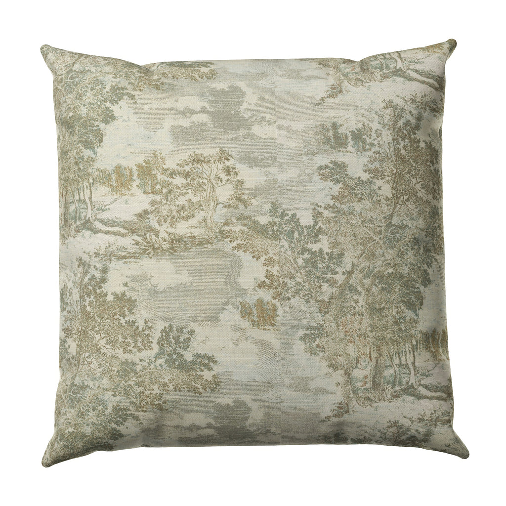 Throw Pillow in Country Toile - Ivy