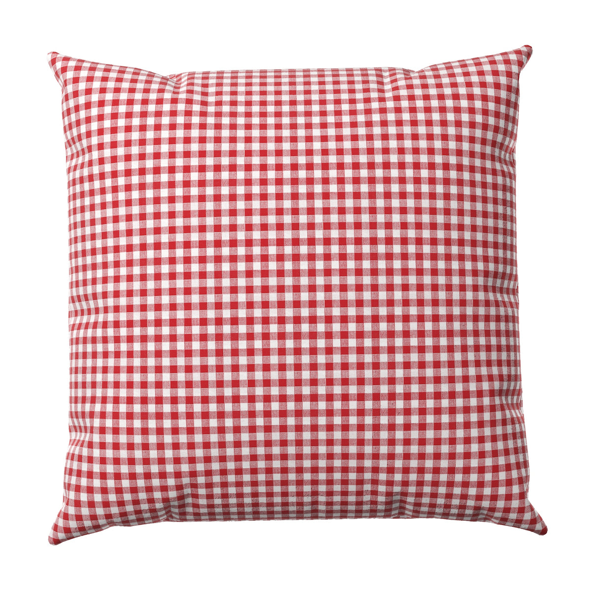 Euro Sham in Gingham - Cherry