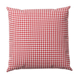 Throw Pillow in Gingham - Cherry