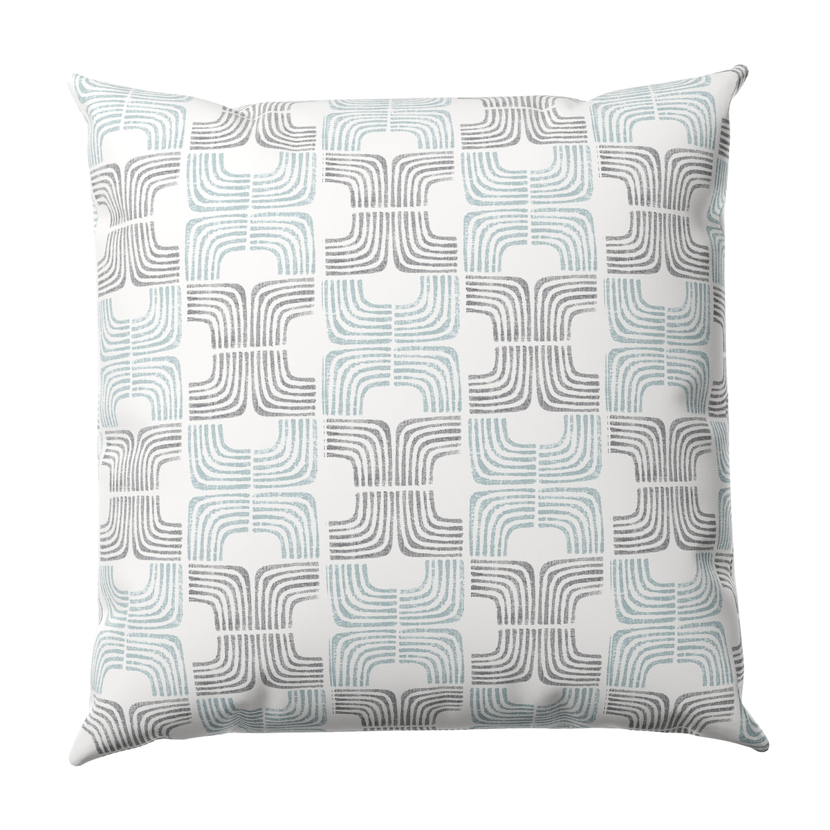 Throw Pillow in Groovy - Mint
