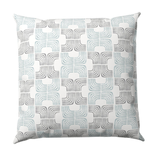 Throw Pillow in Groovy - Mint