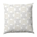 Throw Pillow in Groovy - Natural