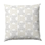 Throw Pillow in Groovy - Natural