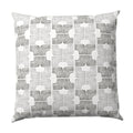 Throw Pillow in Groovy - Pewter