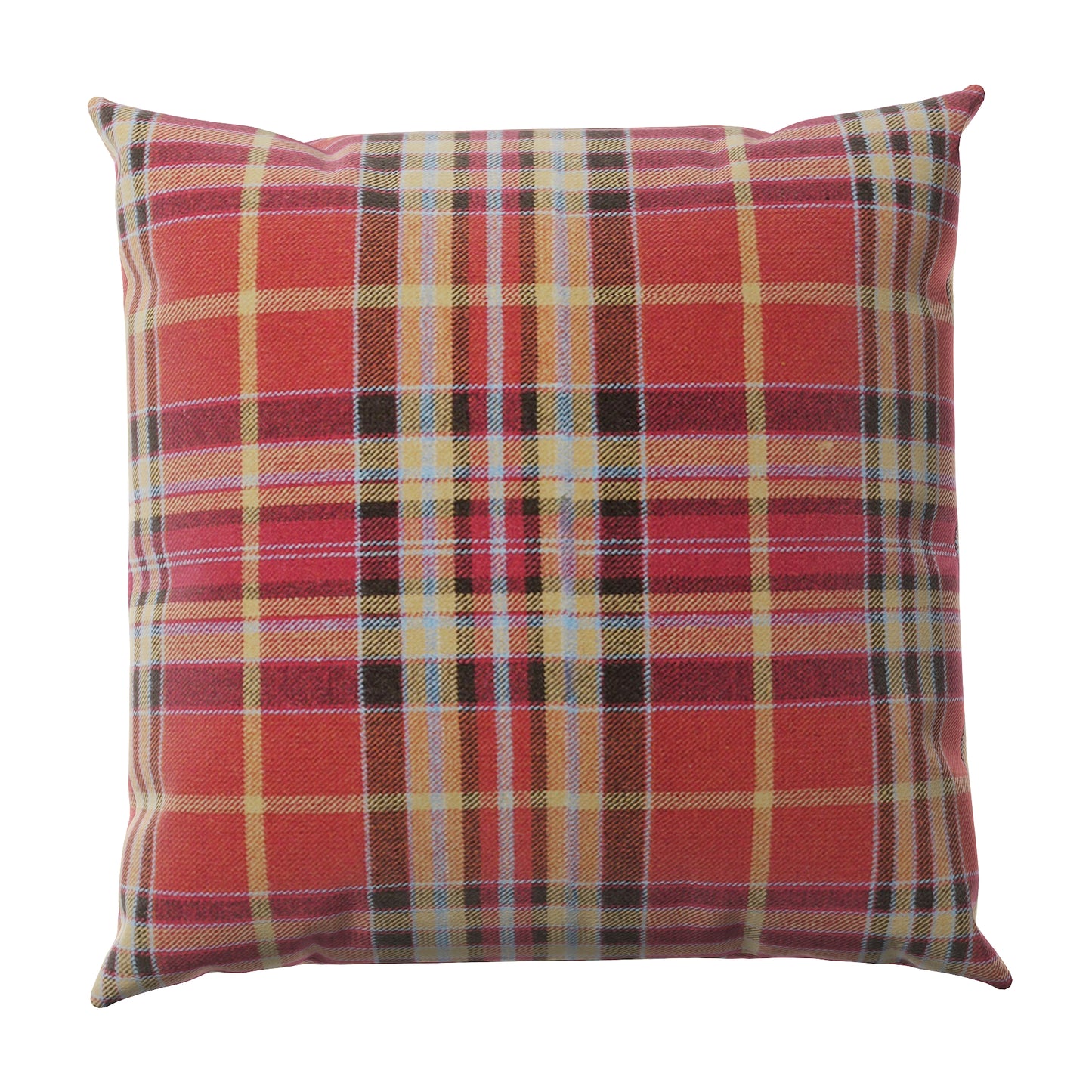 Throw Pillow in Tartan - Redwood