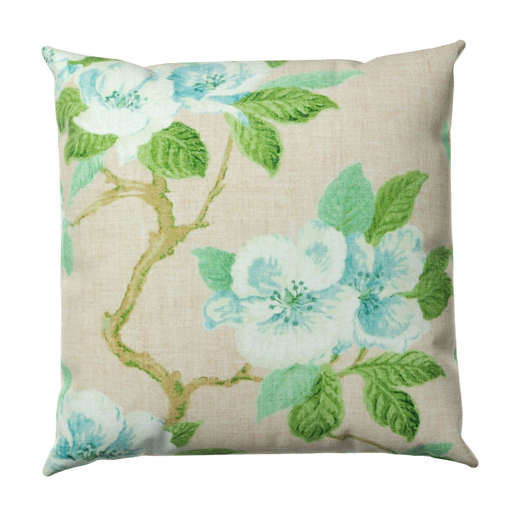 Euro Sham in Grandma's Floral - Pink