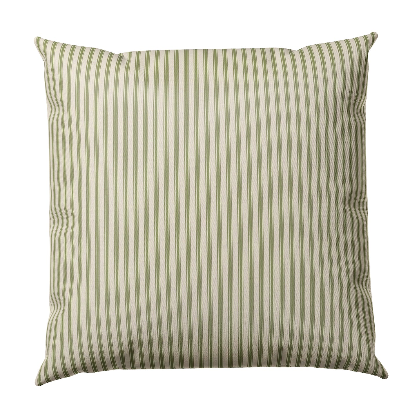 Throw Pillow in Little White Line - Sage