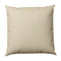 Throw Pillow in Little White Line - Sand