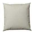 Throw Pillow in Little White Line - Seaglass