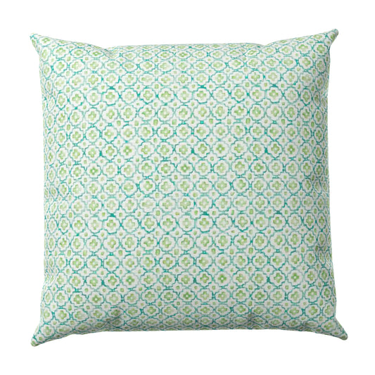 Throw Pillow in Positive Print - Emerald
