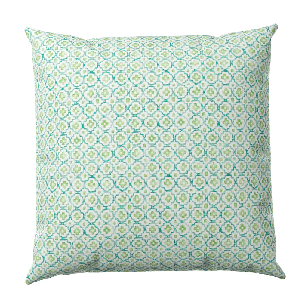 Euro Sham in Positive Print - Emerald