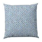 Euro Sham in Positive Print - Azure