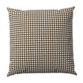 Throw Pillow in Gingham - Chestnut