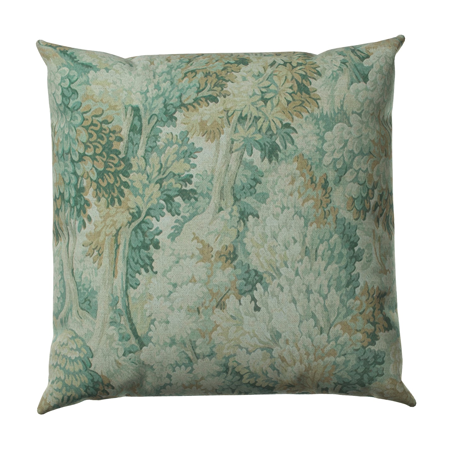 Throw Pillow in Enchanted Forest - Mineral