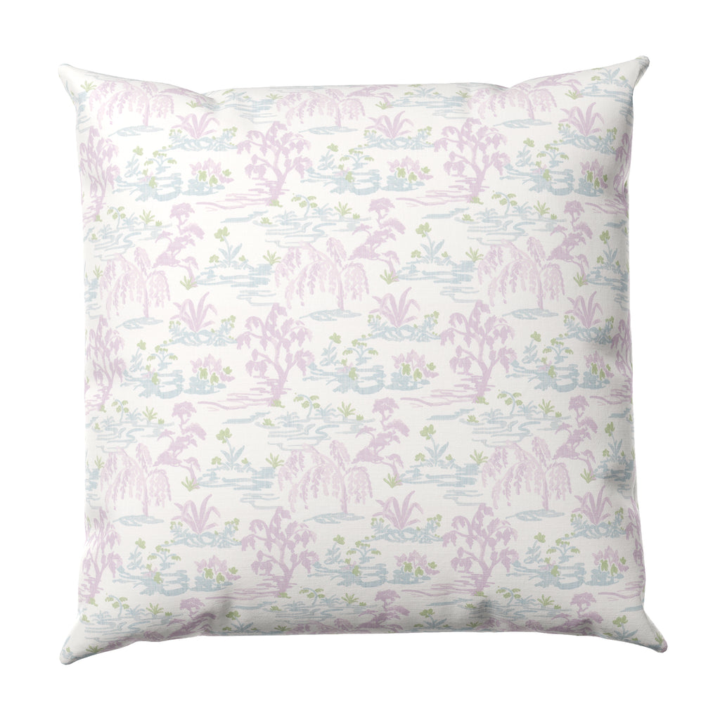Throw Pillow in Meadow - Lavender