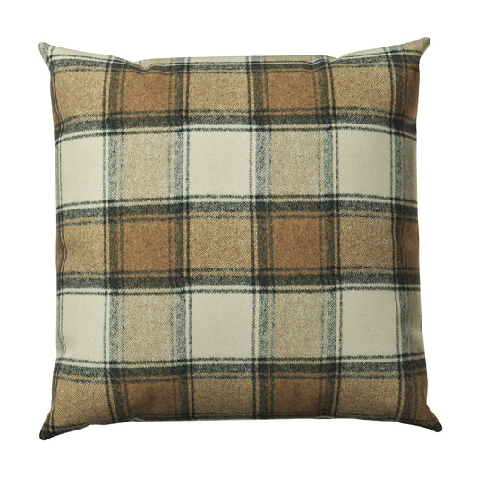 Throw Pillow in Cozy Cabin - Walnut