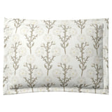 Pillow Sham in Cottage Flowers - Vanilla